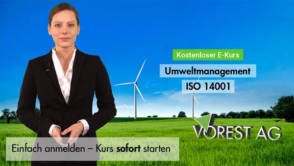 kostenloser E-Learning Kurs Umweltmanagement ISO 14001