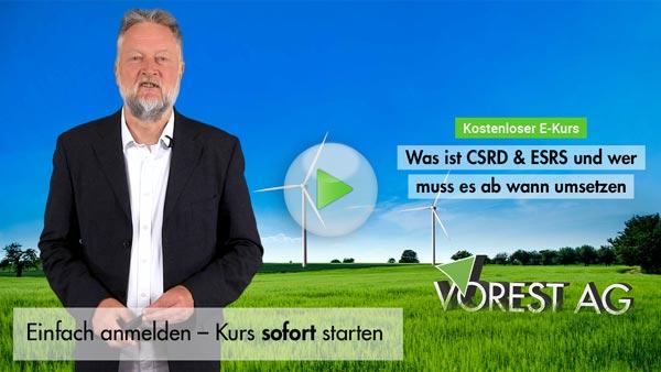 kostenloser E-Learning Kurs Was ist CSRD und ESRS?